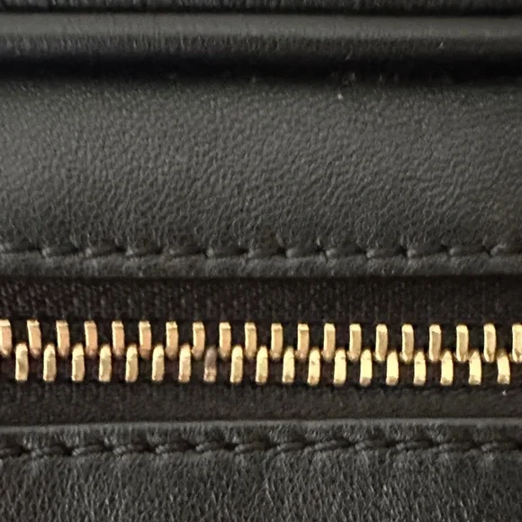 Burberry Black Quilted Crossbody Bag with Gold Accents - Picture 9 of 10